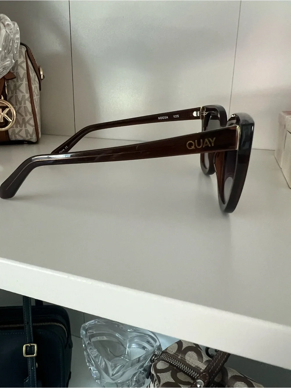 Quay Australia Brown Gradient Cat Eye Sunglasses - Picture 4 of 7